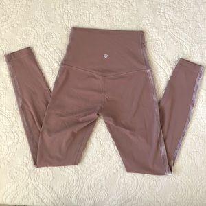 Lululemon Align Leggings size 4, Rose Quartz